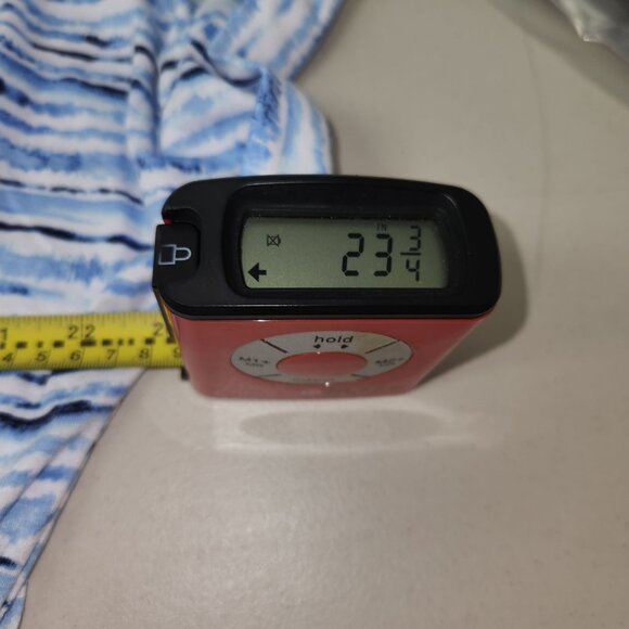 Just Be Womens Blue & White Striped Dress 3X Polyester Spandex Short Sleeve 4184 - Picture 7 of 10